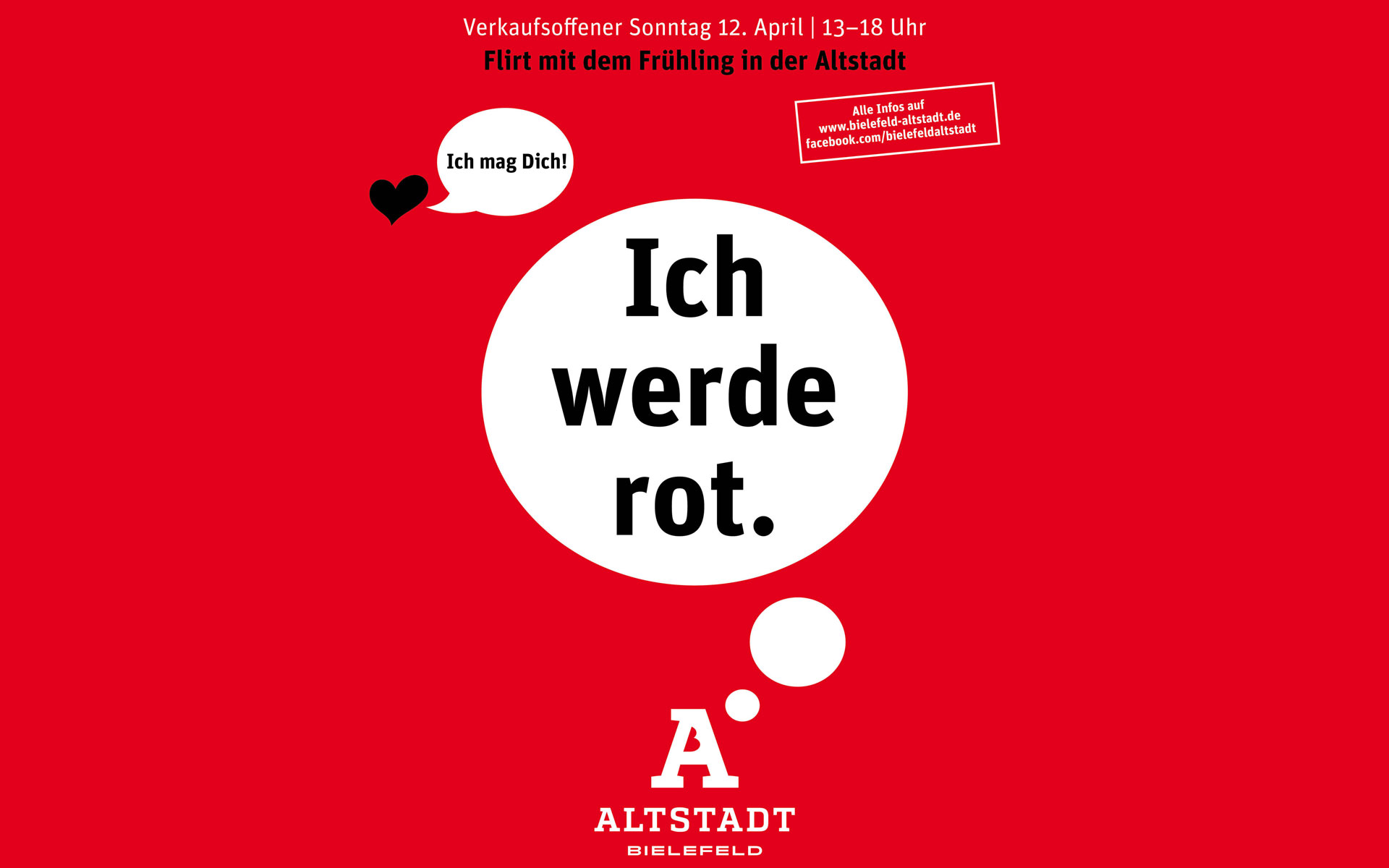 Die Altstadt wird rot - in Bielefeld